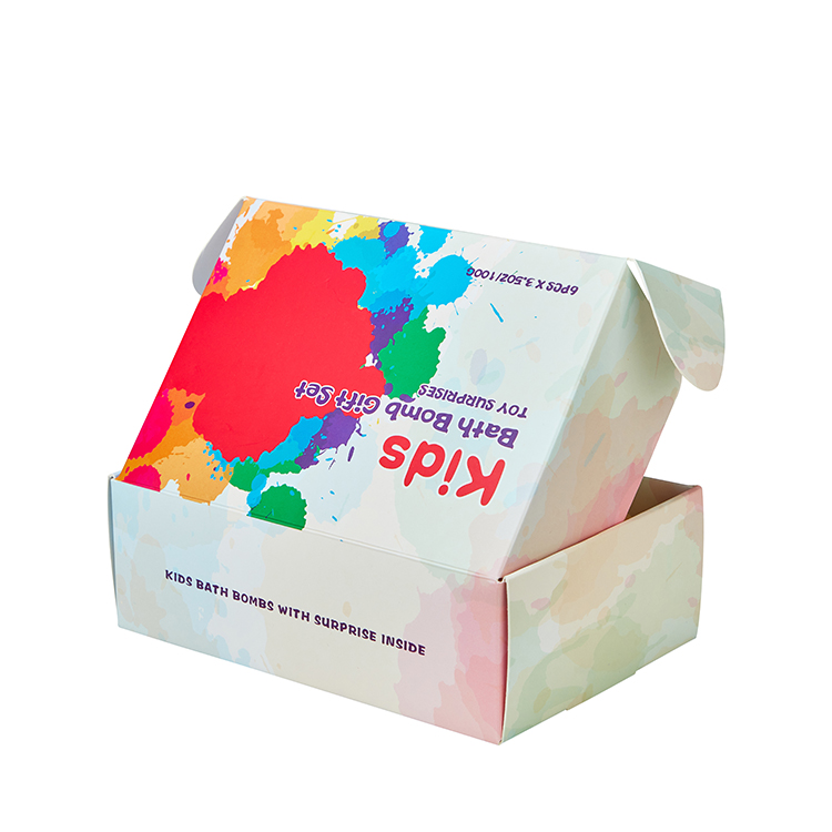 Custom Corrugated Mailer Box Eco Friendly Kraft Paper Packaging for Kids Toys Educational Games and Gift Subscription Kit