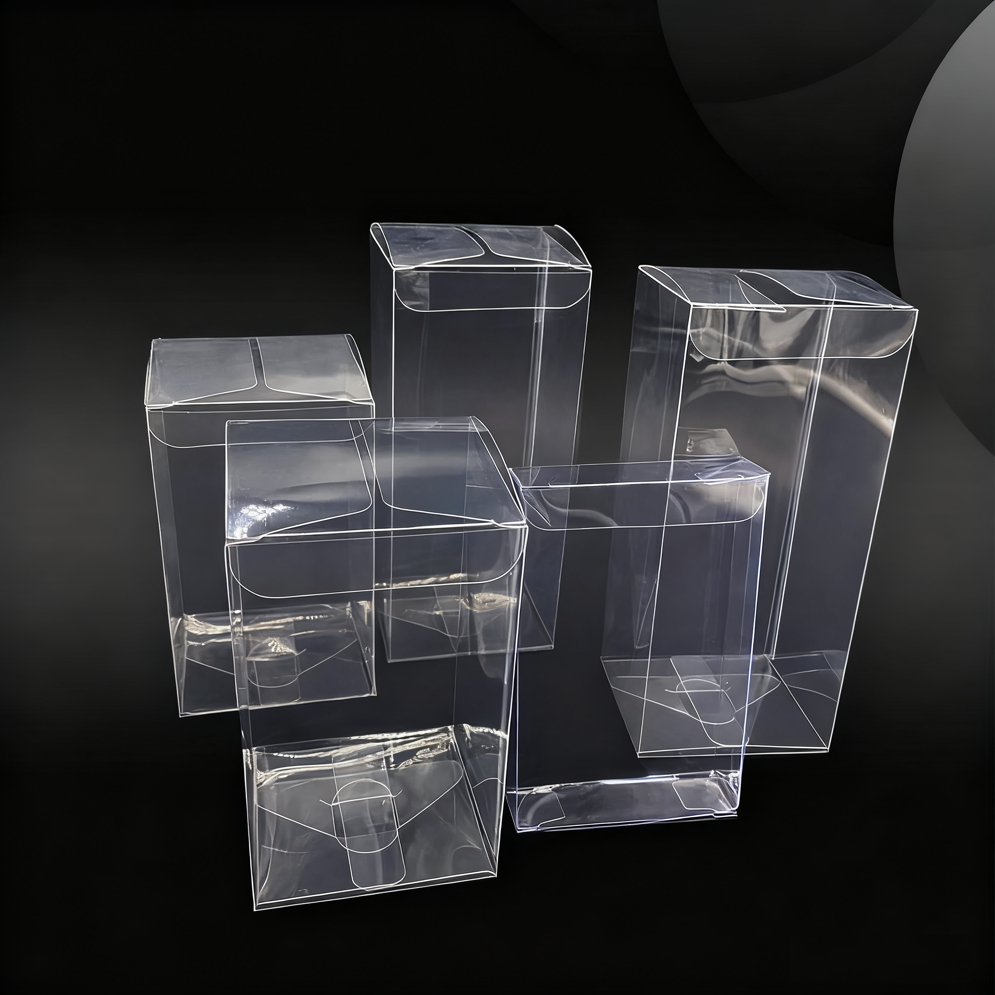 Stock PVC Presentation Boxes with a Professional Look for Business and Corporate Gifts