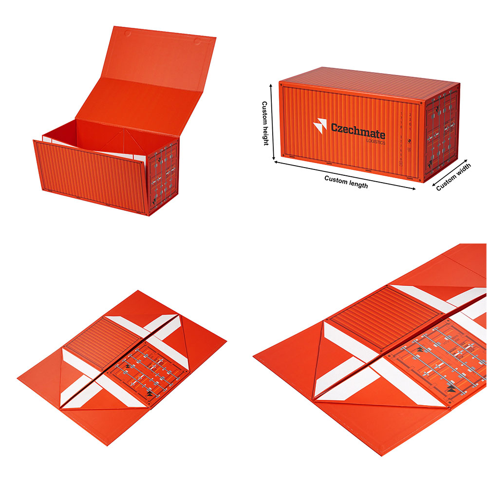 Custom Paper Packaging Gift Box Foldable Magnetic Gift Box with Customize Design Printing Box