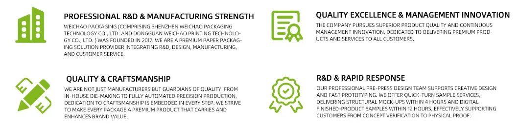 Customized Eco Friendly Biodegradable Packing Paper Gift Cosmetics Box for Retail Packaging