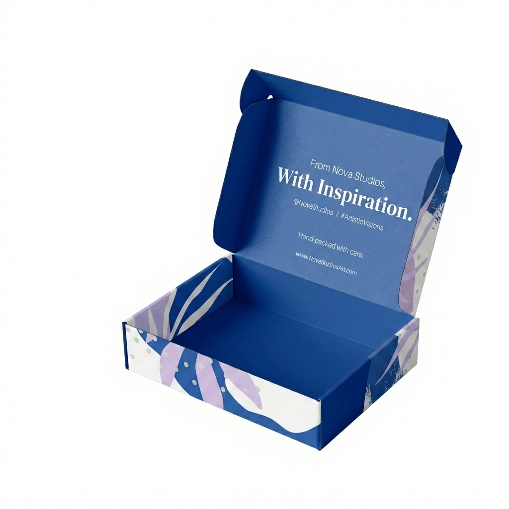 Hot Selling Factory Custom Logo Shipping Package Printed Shipping Paper Mailer Box With Logo for Perfume Water Glass Gift Box
