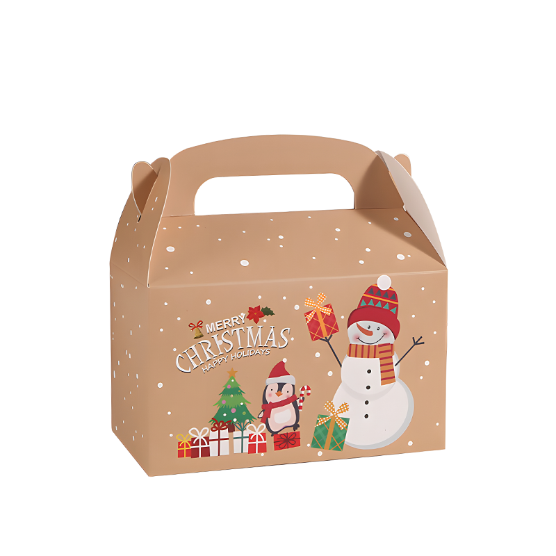 Custom Christmas Gift Boxes Holiday Candy Party Favors Christmas Gift Boxes With Handles