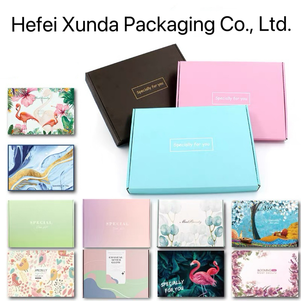 Luxury Laminated Corrugated Gift Box High Strength 3-Layer Offset Printed Mailer Box for Holiday and Promotional Gift Sets