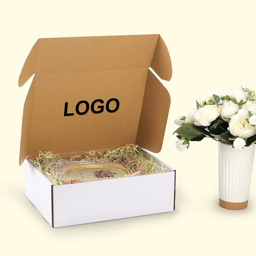 Custom Corrugated Packaging Cardboard Gift Box Mailer Shipping Paper Boxes for Crafts Packaging