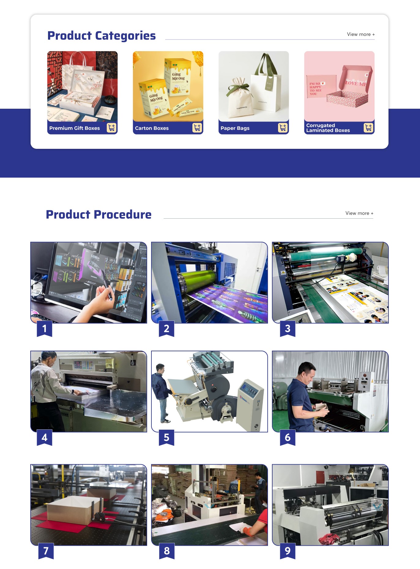 Main Products Catalog