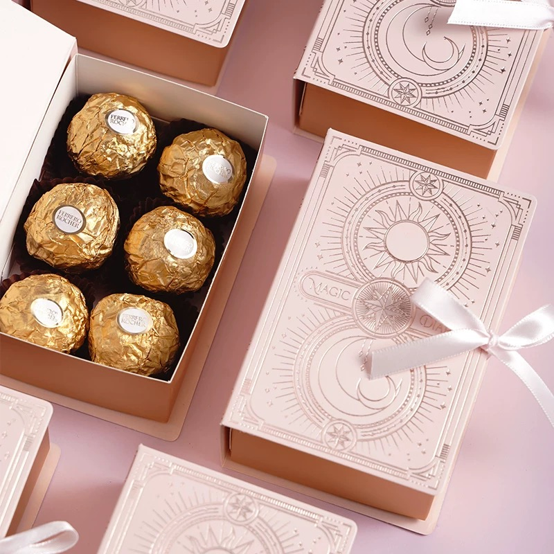 Luxury Custom Rigid Cardboard Packaging Paper Gift Box for Wedding Birthday Holidays