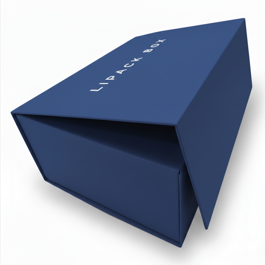Eco Friendly Recycled Cardboard Self Erecting Magnetic Closure Custom Black Shoe &amp; Socks Foldable Paper Gift Box