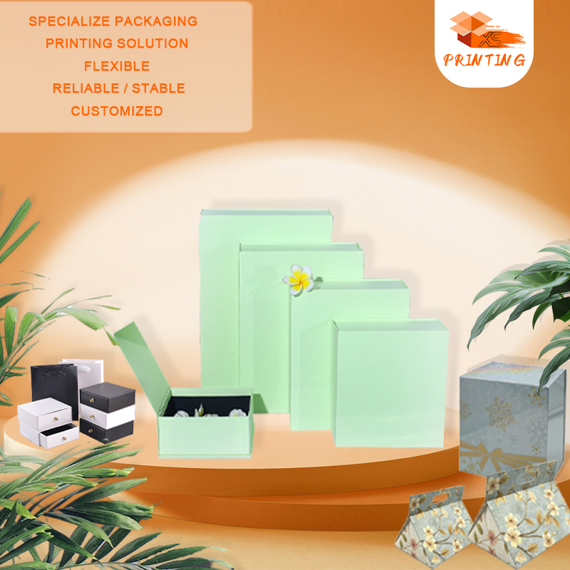 Printing Logo Custom Rigid Folding Cardboard Magnetic Gift Packaging Paper Box Creative Paper Packaging Box