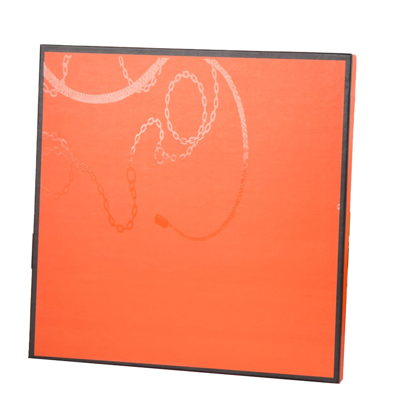 Custom Luxury Custom Logo White Orange Magnetic Gift Paper Box Recyclable Folding Hard Rigid Packaging Boxes With Lid &amp; Bottom