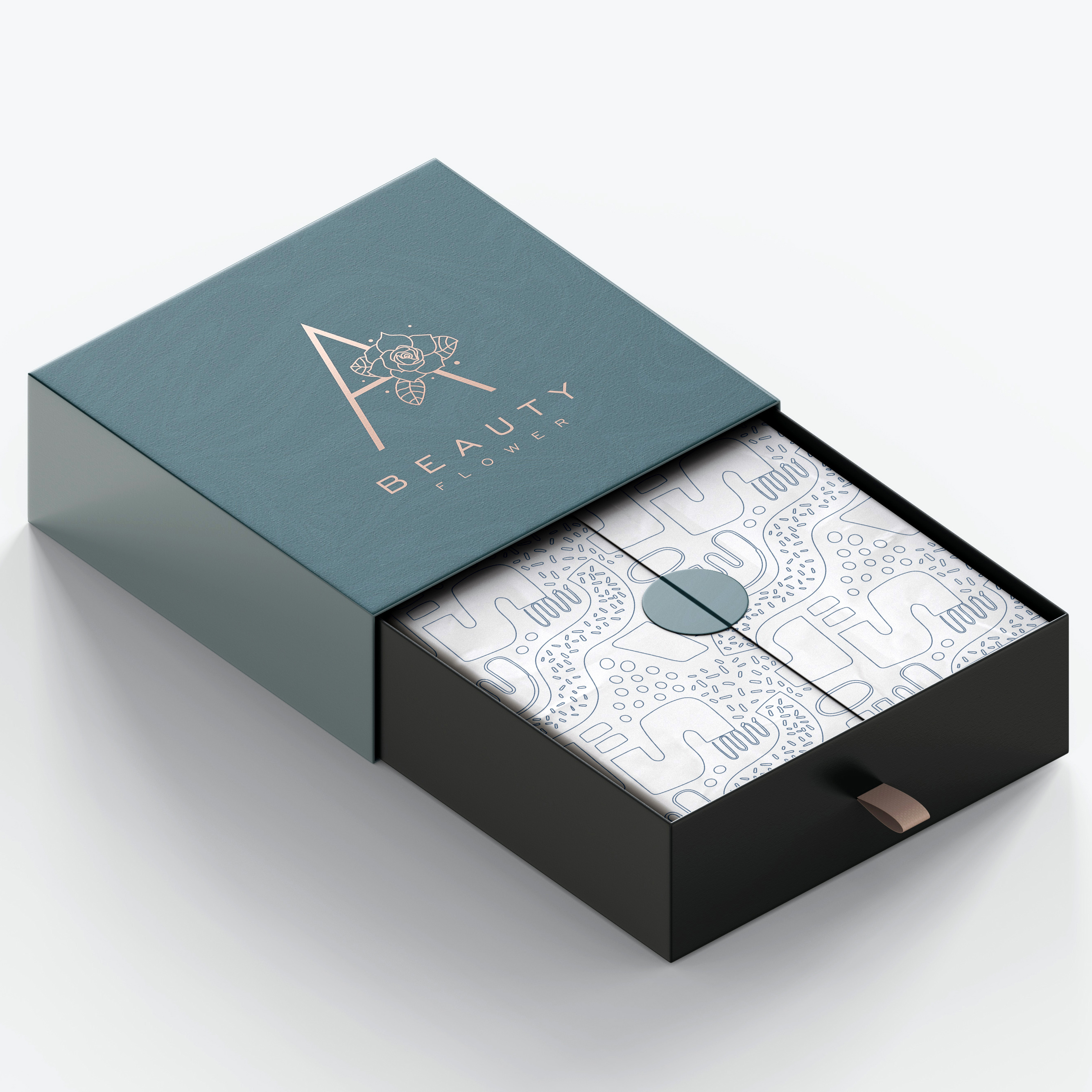 Custom Small Recyclable Jewelry Gift Box Fancy Luxury Sliding Drawer Bracelets Necklaces Earrings Paper Packaging Gift Boxes