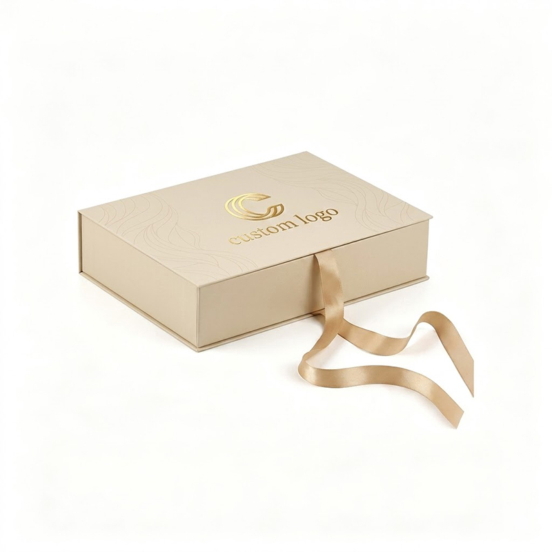 Custom Print Personalized Luxury Paper Magnetic Closure Gift Box With Satin Interior Hair Weave Packaging