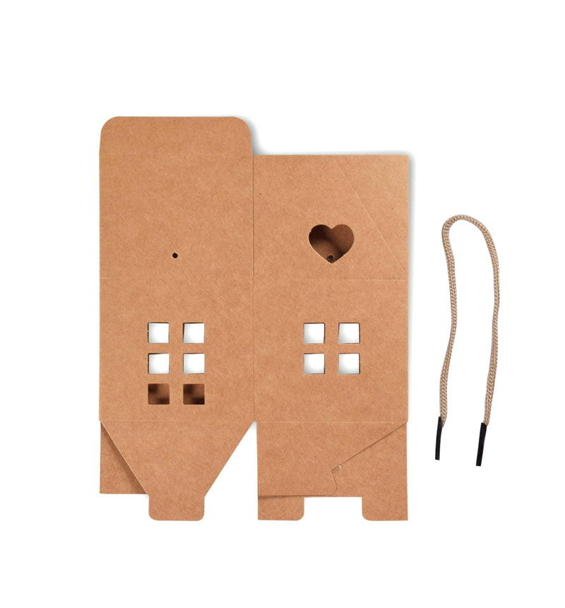 Portable Hollow House Chocolate Candy Biscuit Gift Box