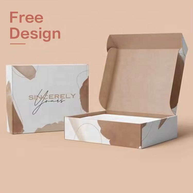 Custom Logo Wholesale Packaging Shipping Mailing Box For Small Business Corrugated Cardboard Paper Box