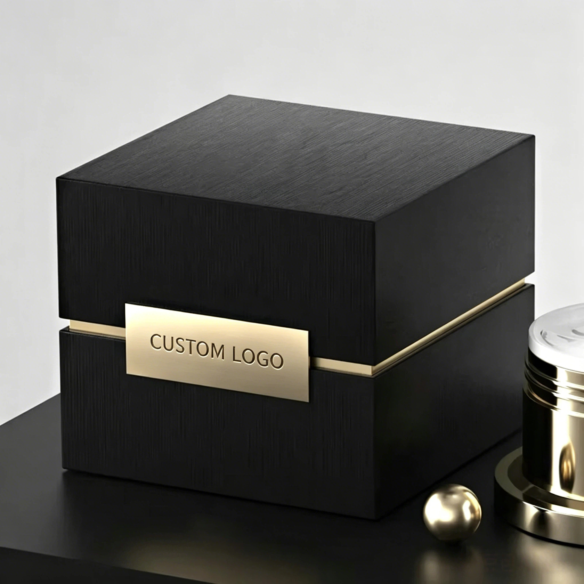 Recyclable Premium Custom Logo Magnetic Book-Shaped Flip Box, Luxury Makeup Cosmetic Paper Gift Packaging Wholesale