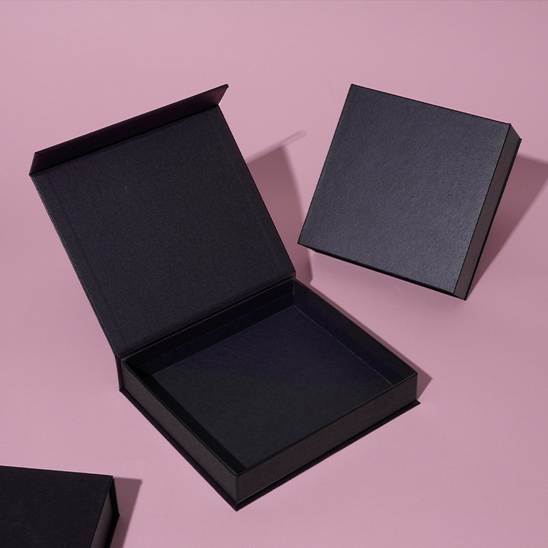 Wholesale Custom Rigid Flip Top Paper Box Packaging with Hinged Lid for Luxury Gifts Retail Display Corporate Branding and Promotional Use