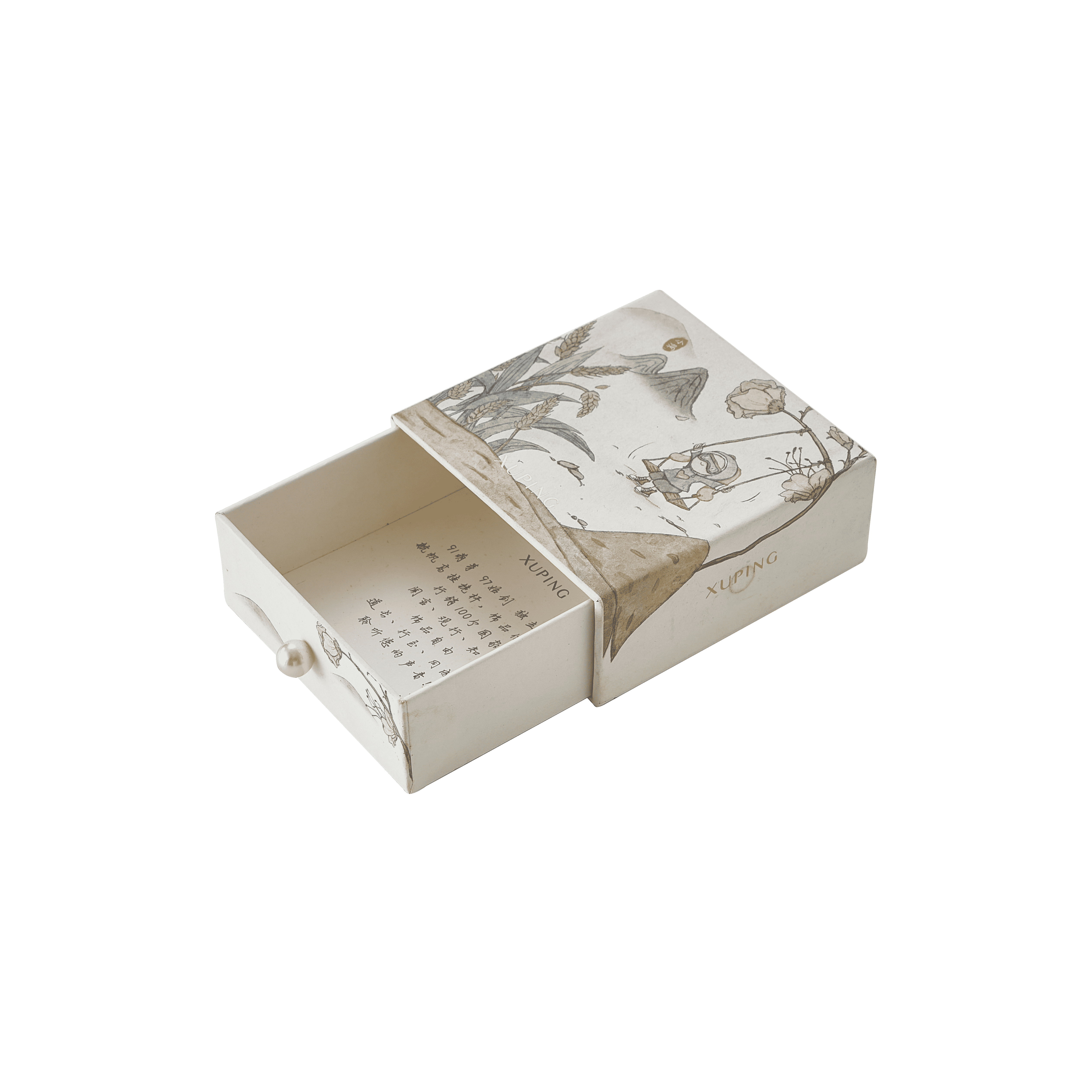 Customizable Eco-Friendly High-End Rigid Drawer Jewelry Boxes