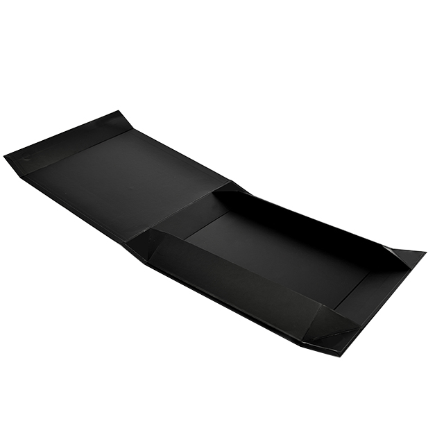 Custom Matte Black Folding Box Luxury Gift Paper Box for Bedding Set/Apparel /Wedding Dress Gift Paper Package Box With Magnetic
