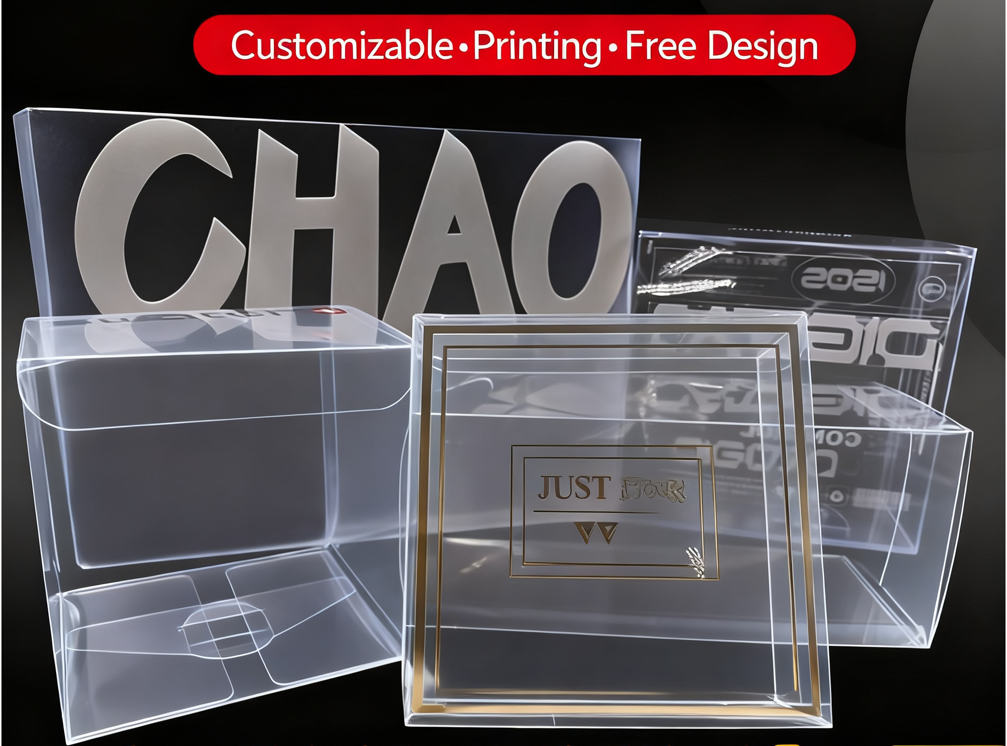 Stock PVC Presentation Boxes with a Professional Look for Business and Corporate Gifts