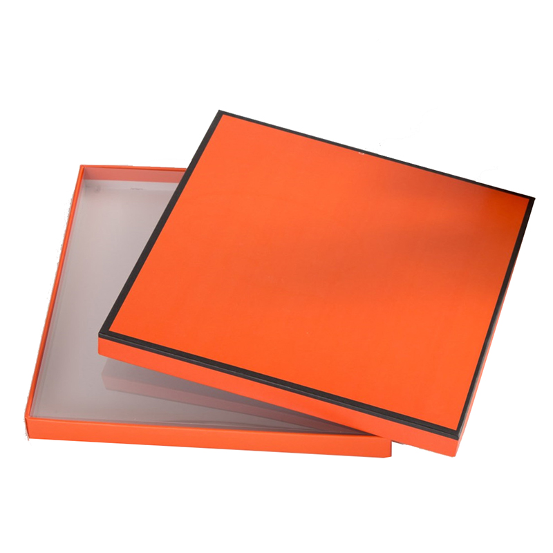 Custom Luxury Custom Logo White Orange Magnetic Gift Paper Box Recyclable Folding Hard Rigid Packaging Boxes With Lid &amp; Bottom