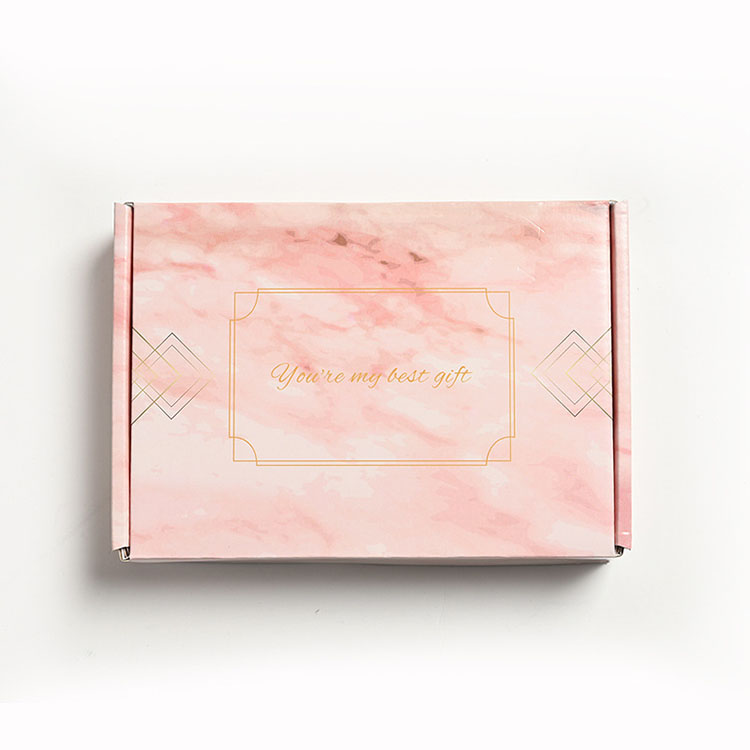 Custom logo Recycled Postal Tear Strip Subscription Shipping Mailer Gift Foldable Cardboard Corrugated Box