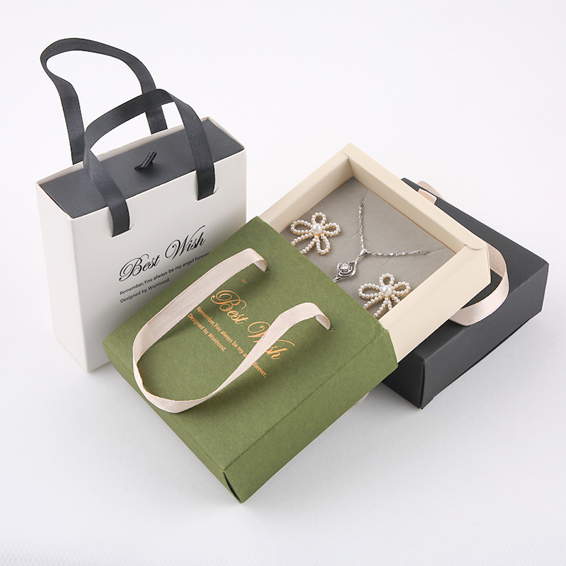BTO Wholesale Custom Jewelry Gift Box With logo Closure pink Necklace Jewelry Box Gift Packaged