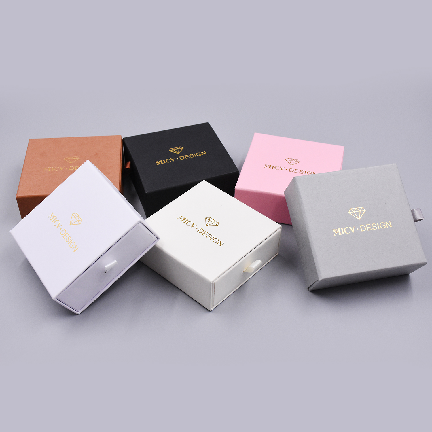 East Sunshine Jewelry Drawer Box for Ring Earrings Necklace Bracelet Jewel Packaging Display Paper Gift Boxes