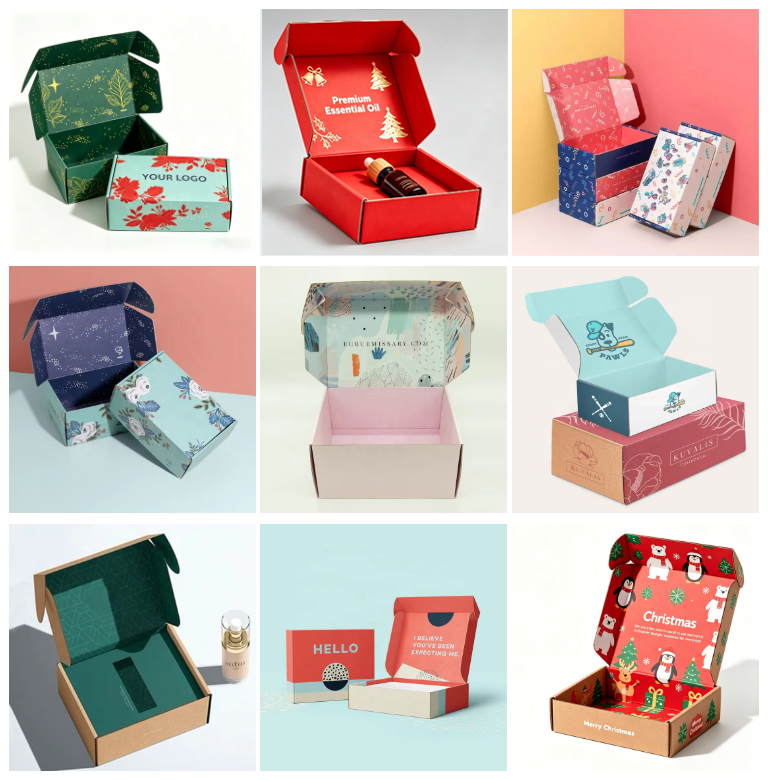 E-commerce packaging box structure
