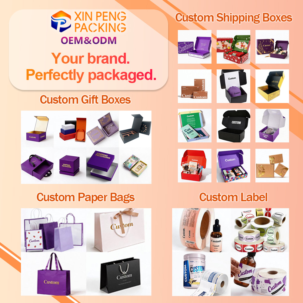 2026 XP OEM Perfume Cardboard Carton Rigid Collapsible Corrugated Eco Heavy Mailing Pro Custom Packaging Kraft Gift Paper Box