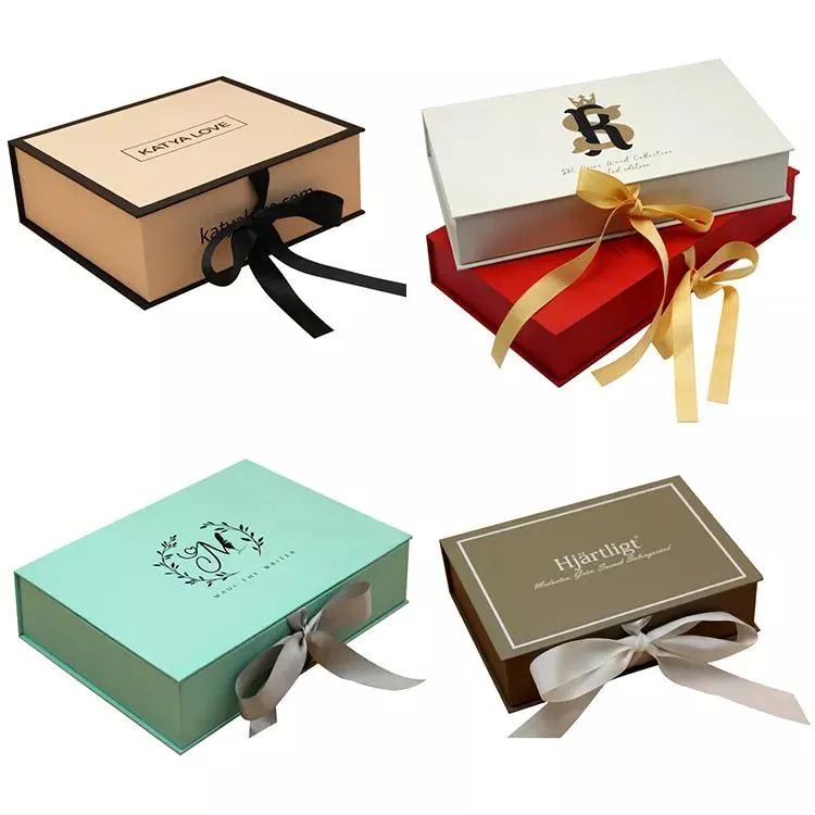 High End Folding Apparel Gift Box Detail 1