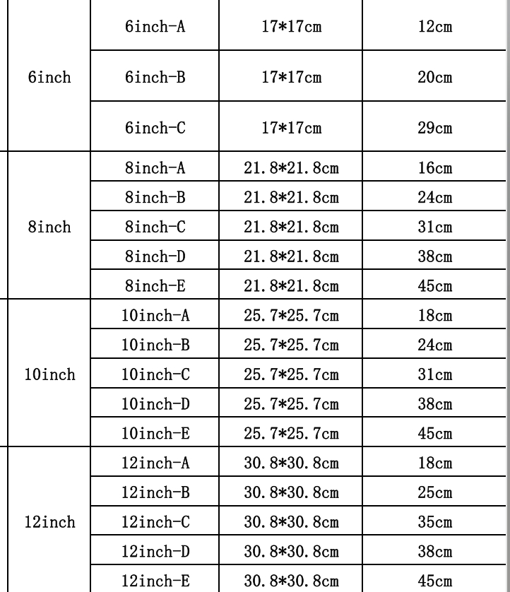 Wholesale Tall Transparent Plastic Clear Cake Packaging Box Wedding Pop Pastry Gift Bakery Cake Display Box