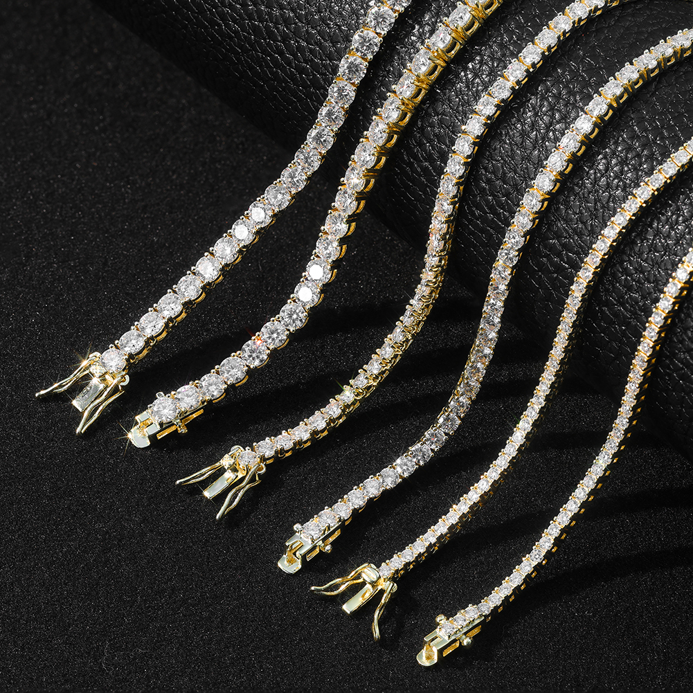 Moissanite Tennis Chain Scene 4