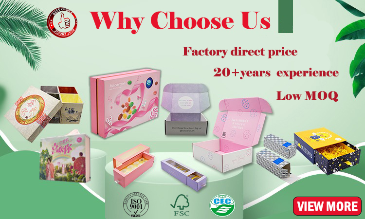 Hot Sale Christmas Biscuits & Candy Gift Box Transparent Window with Santa Claus & Snowman Design for Holiday Milk Gifts