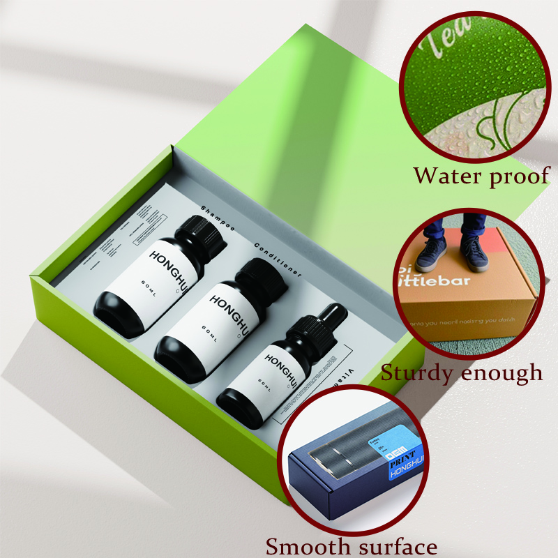Custom Luxury Rigid Paper Box Magnetic Flap UV Coating Glossy Lamination Cardboard Gift Packaging Perfume Wigs Recycled