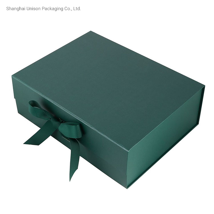 Custom Luxury Paper Packaging Wedding Bridesmaid Foldable Magnetic Gift Box