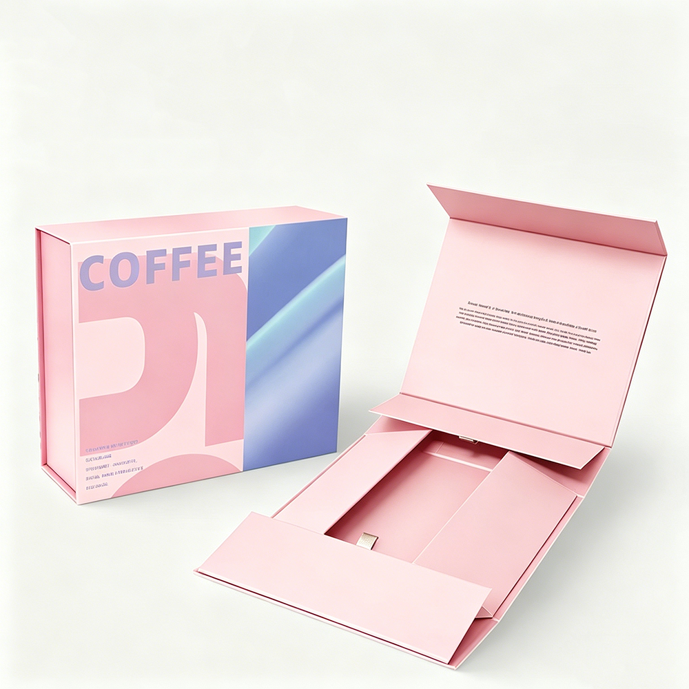 Free Design Custom Logo Pink Double-Sided Printed Mailer Box Recyclable Paper Box Shipping Packaging for Cosmetic Gift Business