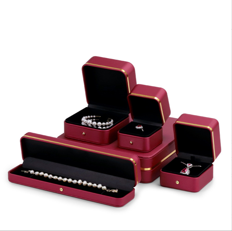 Jewellery Gift Box Customize Logo Green Color Jewelry Box Packaging Jewellery Boxes Boite De Bague