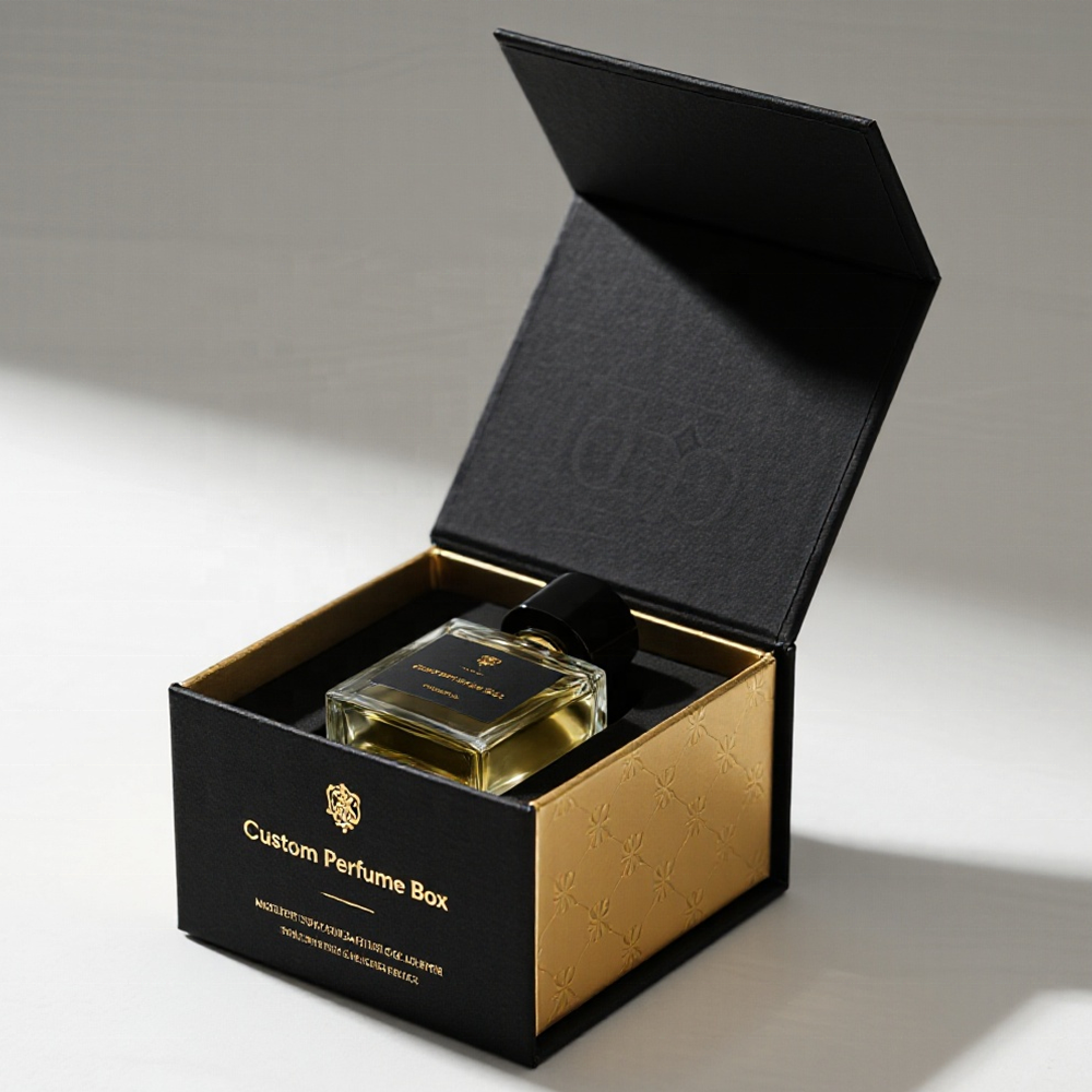 Custom Magnetic Box For Premium Ivory White Gift Box Packaging Of Skincare Set