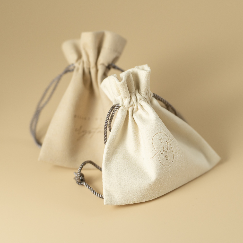 Microfiber Drawstring Jewelry Pouch