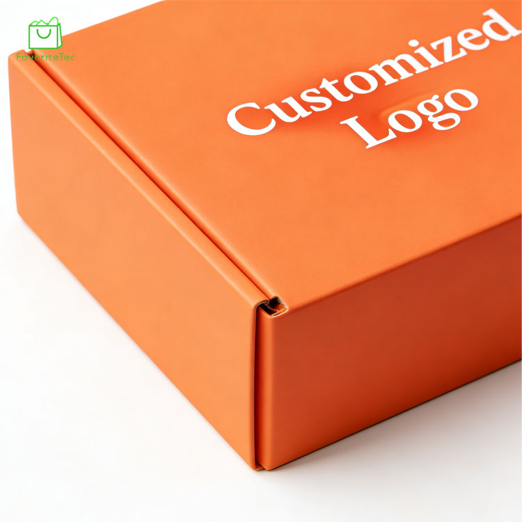 Custom Printed Mailer Box with Logo Eco-Friendly Corrugated Cardboard Packaging Boxes for E-commerce