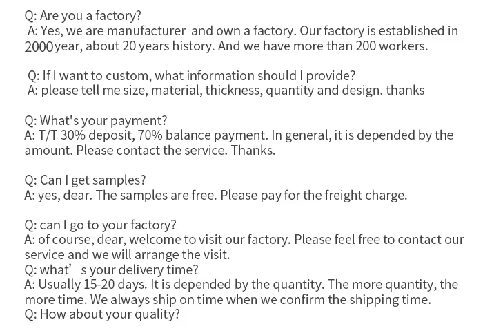 Gift box customer FAQ and details