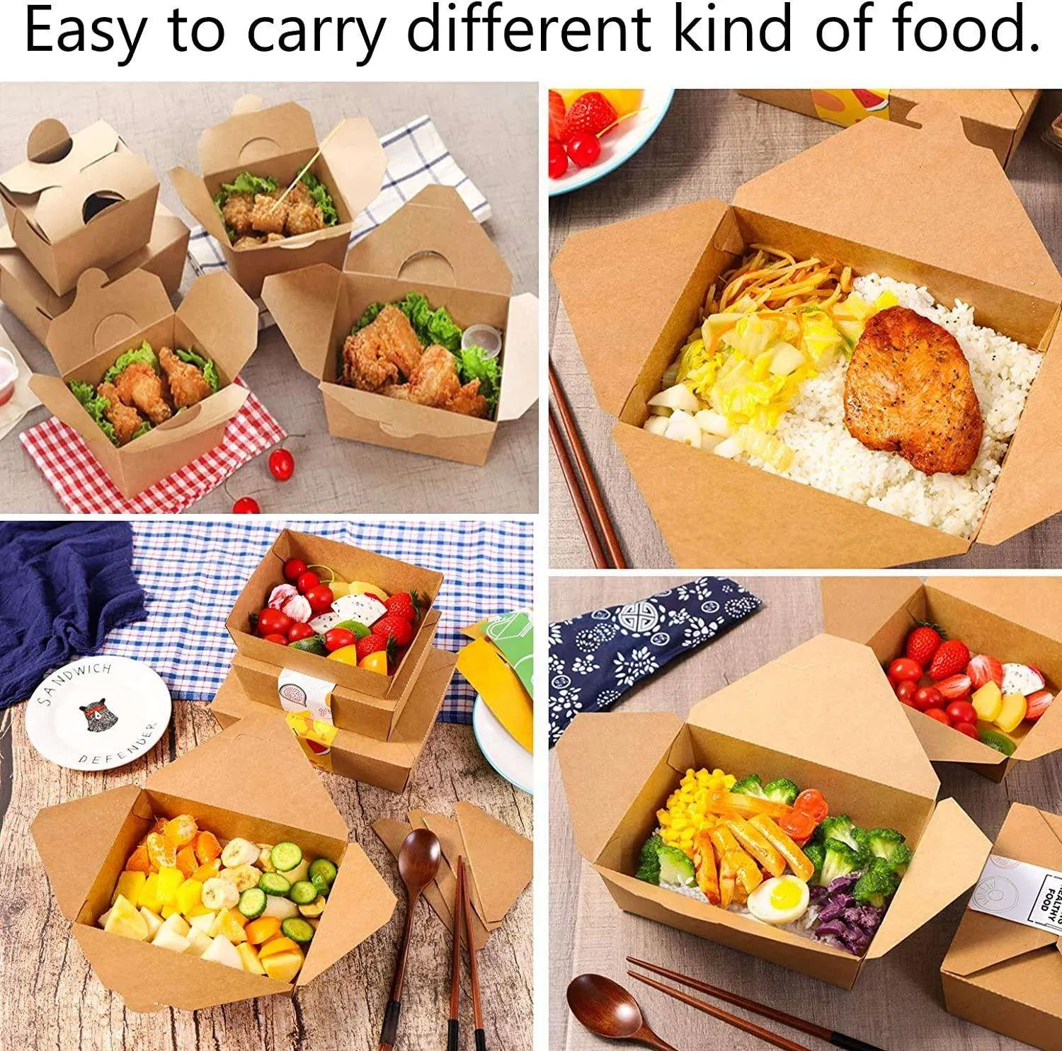 Custom Printed Foldable Kraft Paper Box with Lid for Gift Retail Packaging