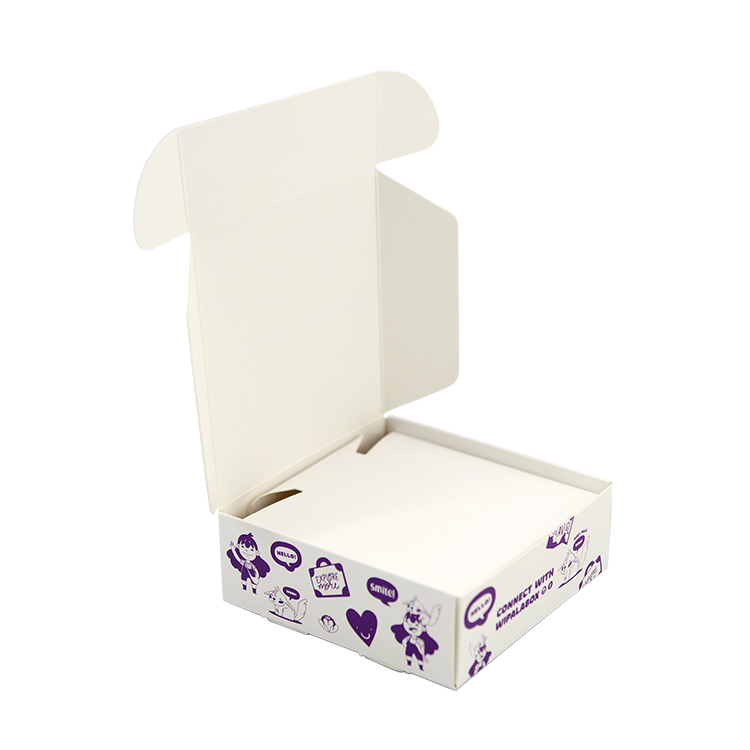Custom Printed Pink Corrugated Paper Shipping Box Bulk Package