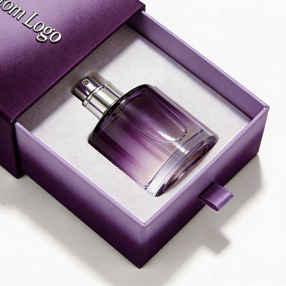 High-End Eco-Friendly Recyclable Custom Logo Handmade Perfume Gift Box with Matt Lamination Reusable Cosmetic Packaging Drawer