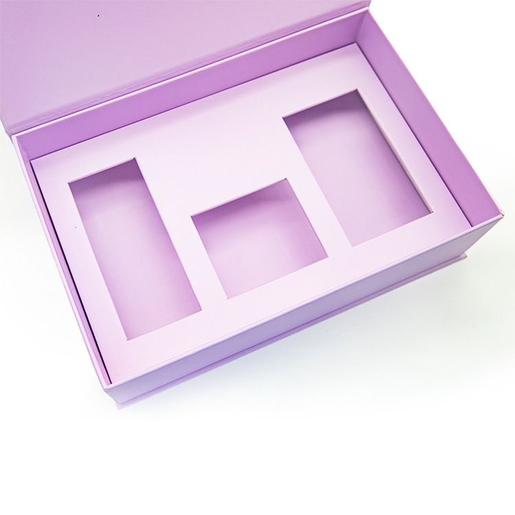 Rigid Cardboard Hair Extensions Wig Clothes Packaging Satin Lining Magnetic Package Gift Paper Box