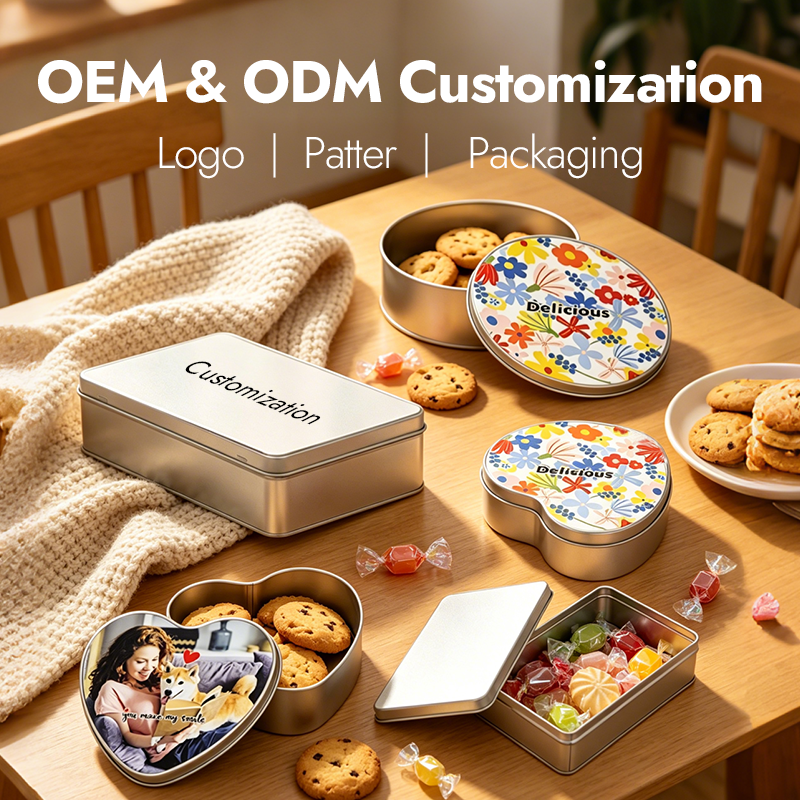 Prosub Sublimation Blank Tin Box Candy Packaged Container Custom Printing Gift Metal Boxes With Aluminum Sheet
