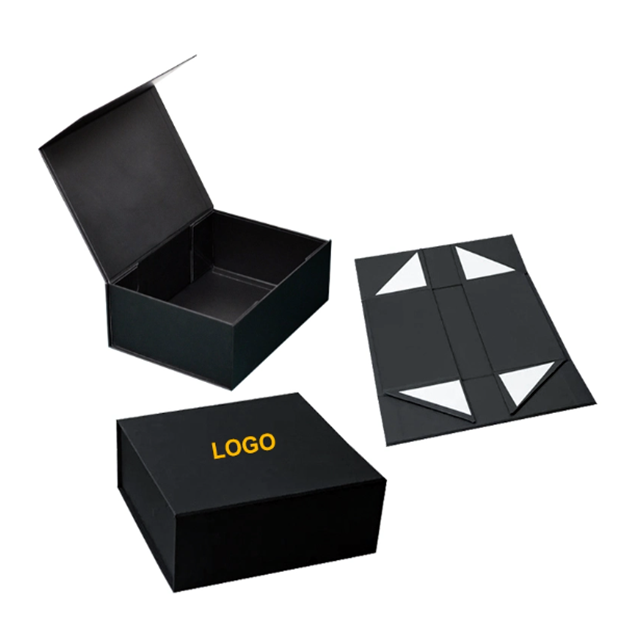 Elegant Ribbon Closure Decorative Collapsible Rigid Box Luxury Cardboard Foldable Gift Box for Subscription Box Sets