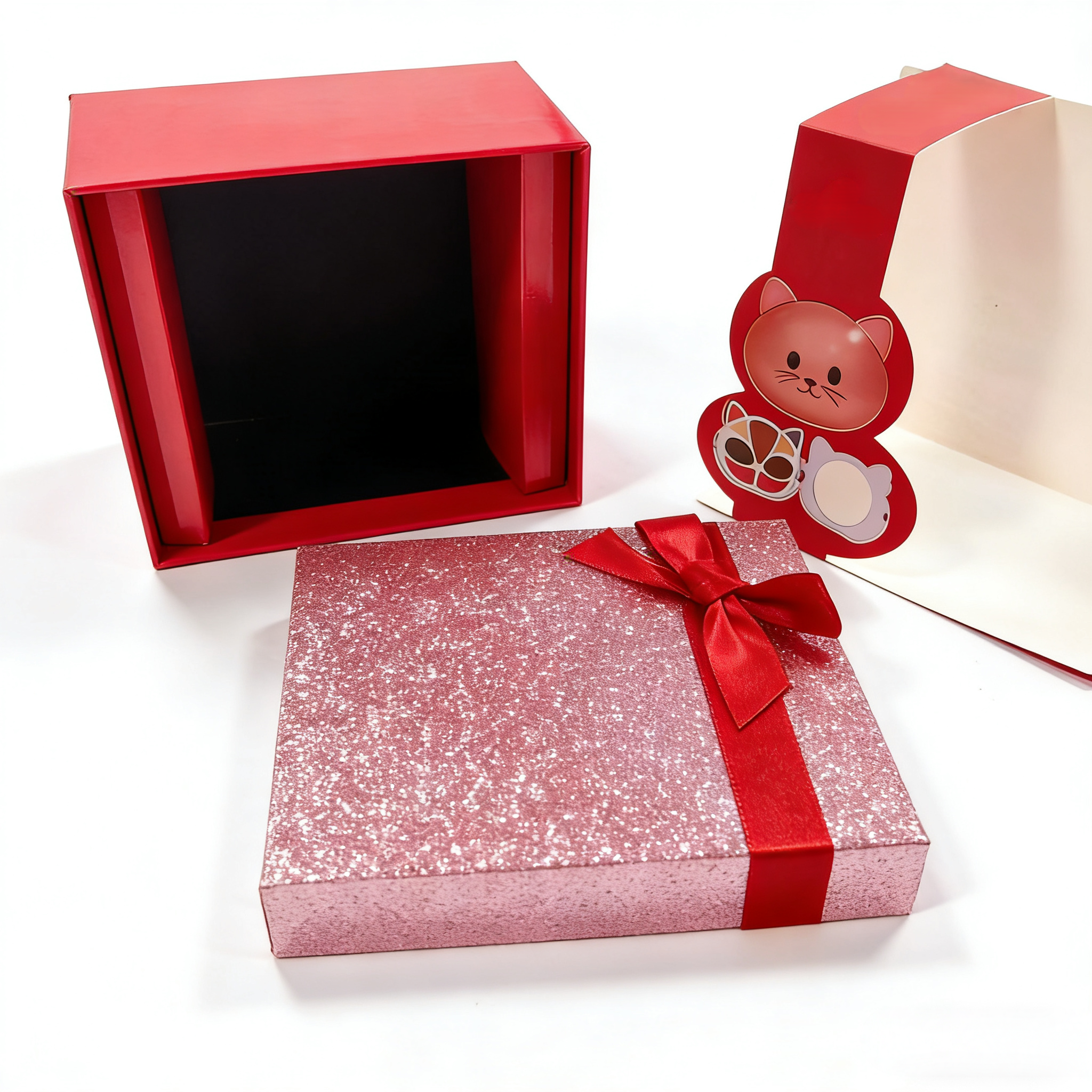 Custom Business Holiday Gift Box with Recycled Materials Embossing Sponge Lining-Light Luxury Rigid Paper Packaging