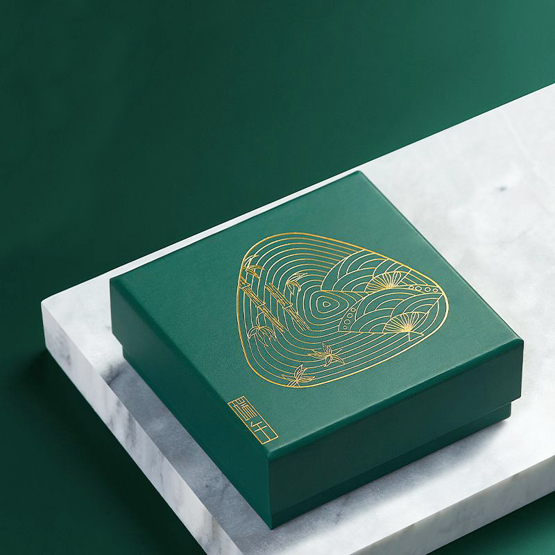 High Quality Luxury Custom Exquisite Bronzing Double Door Clamshell Box Magnetic Closure Matt Lamination Banquet Party Gift Box