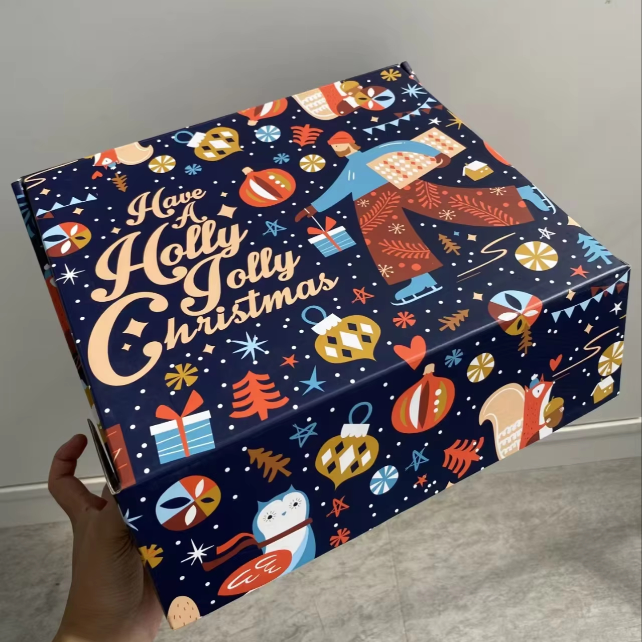 Customized Color Packaging Box Creative Design Pattern Gift Boxes And Eco-friendly Paper Boxes Are Used For Packaging