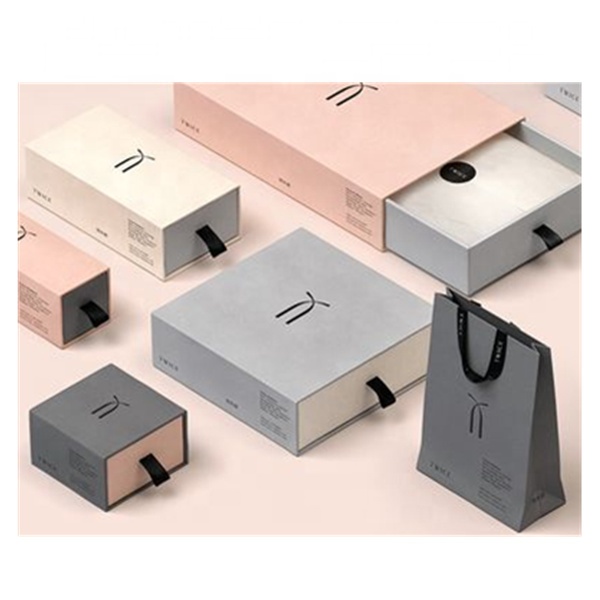 Wholesale Custom logo Printed Recyclable Small Luxury Cardboard Wedding Ring Sliding Drawer Gift Box Paper Jewelry Packaging Box